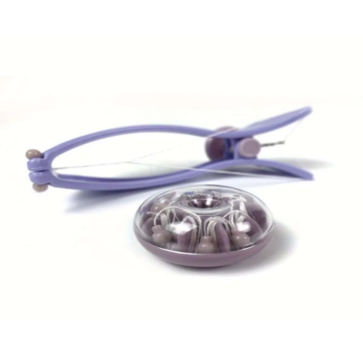 1pc-Face Defeatherer for Cheek Eyebrow Women Hair Removal Epilator Facial Hair Remover Spring Threading Makeup Tool