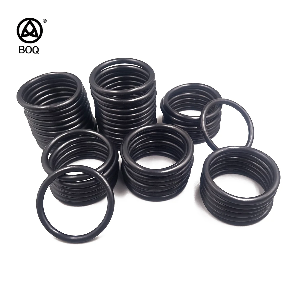 10pcs EPDM O Ring CS 7mm OD 60 ~ 103mm Acid and Alkali Resistance Water Resistance Friction Resistance o-rings Black CS 7 mm