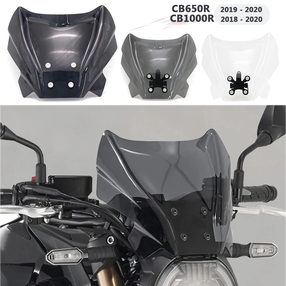 

Windshield Wind Deflector For Honda CB1000R CB 1000 R 2018 2019 2020 Motorcycle Fairing Baffle Cover Windscreen Protection