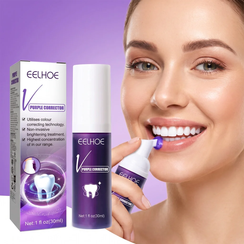 Teeth Whitening Mousse Toothpaste Deep Clean Yellow Teeth Erase Surface Stains Freshen Breath Improve Oral Condition Smile Care