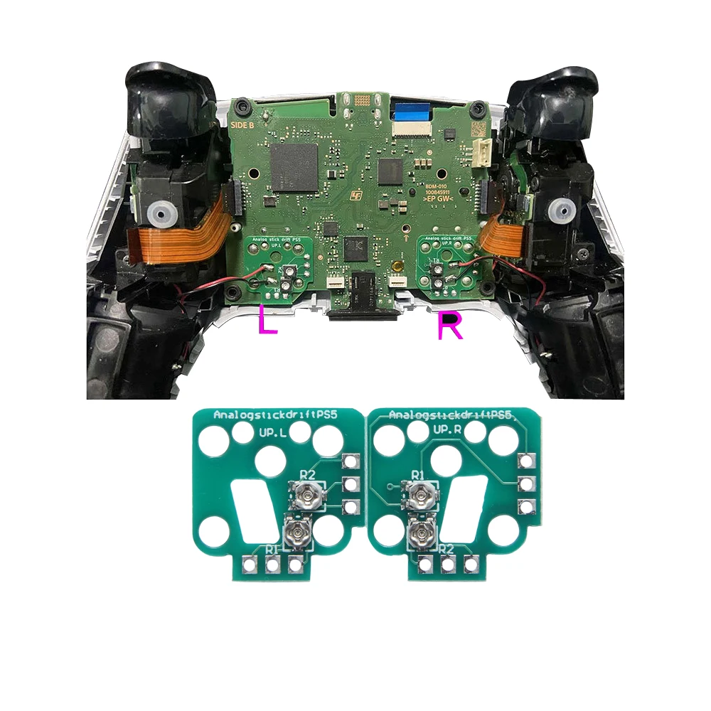 Плата сброса джойстика, калибровочная плата, джойстик, левая и правая регулировка дрейфа, аналоговая ремонтная палка, фиксация для Sony Playstation 5, PS5