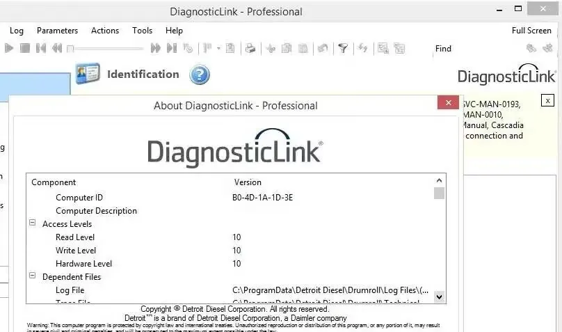 New 2024 Detroit Diesel Diagnostic Link Professional Level 10 10 10[DDDL 8.20 SP1]+Troubleshooting 09.2024