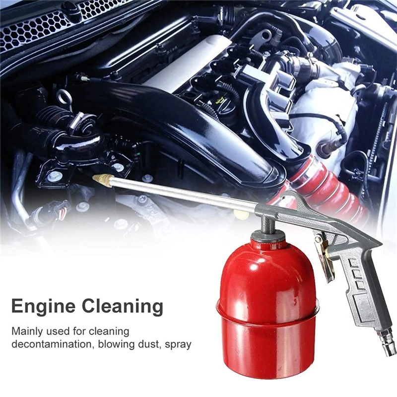 

New Car Auto Engine Cleaning Parts Solvent Air Sprayer Degreaser Siphon Tools Gray For Motor Care Car Tools Accessories