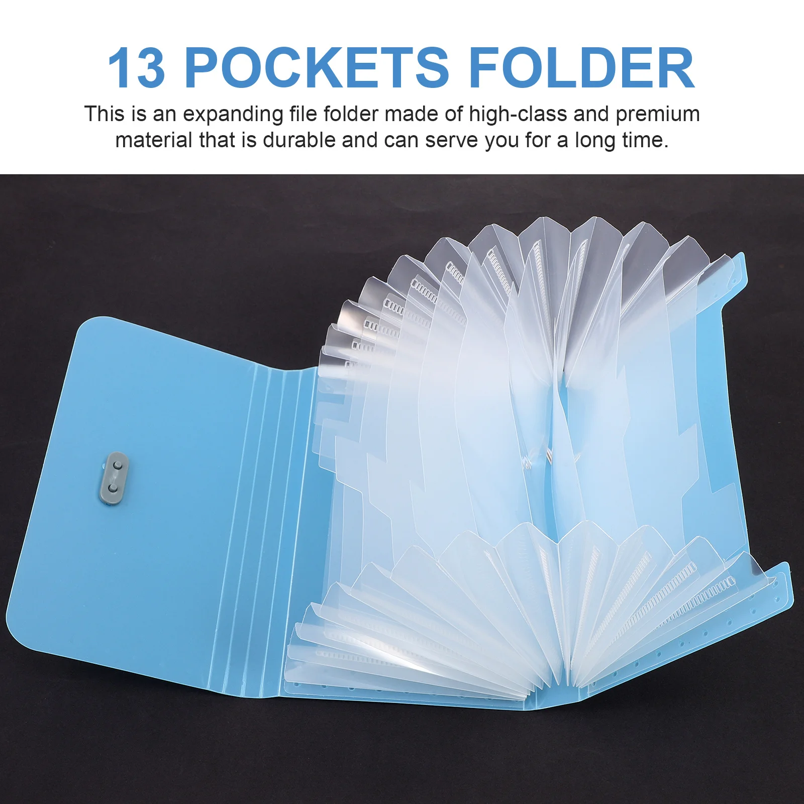 

2Pcs Bill Organizer Folder 13 Pockets Accordion File A6 Document Storage Portable Paper Organizer Office File Holder