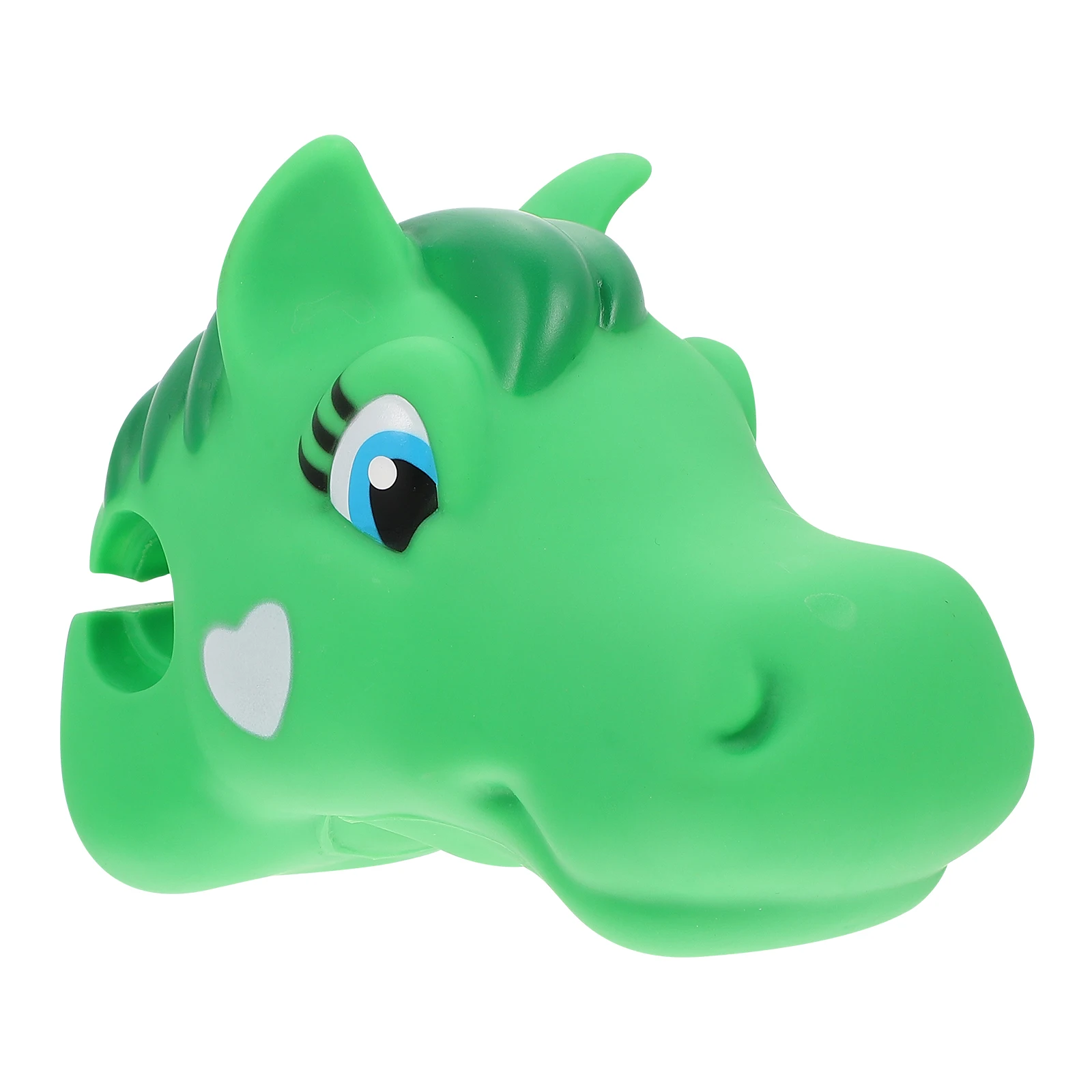 

Bicycle Handlebar Decorations Cartoon Horse Adornment for Kids Small Bike Green Scooter Accessory Silicone Durable Safe Outdoor