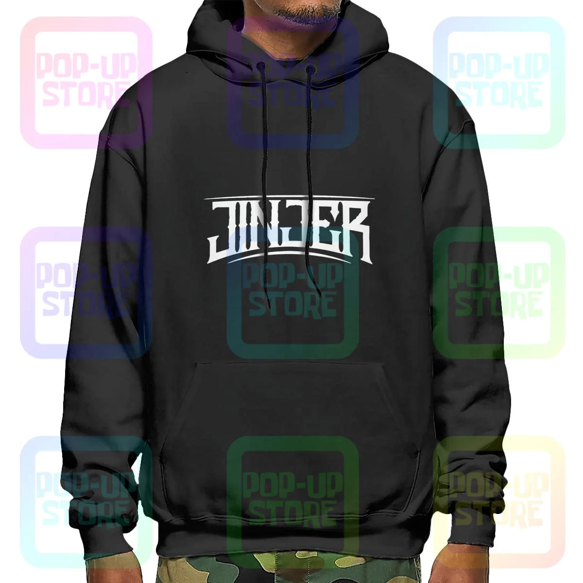 

Jinjer Logo Groove Metal Band 2009 Hoodie Sweatshirts Hoodies Vtg Design Natural Streetwear