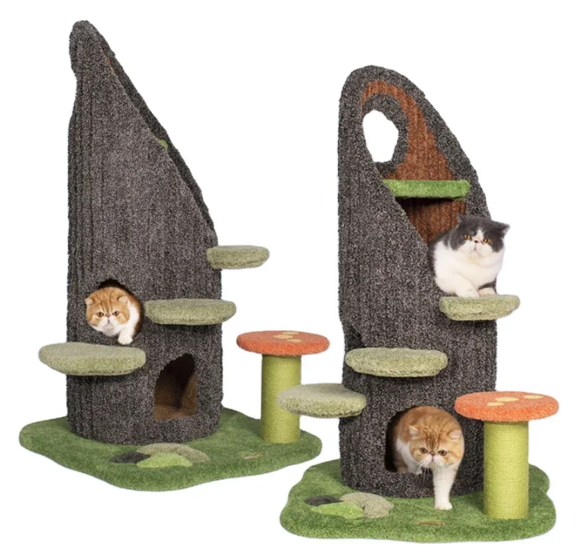 

Camily Manufacturer Design Oem Wholesale Cat Tree Cat Sratcher Toys House Furnitures