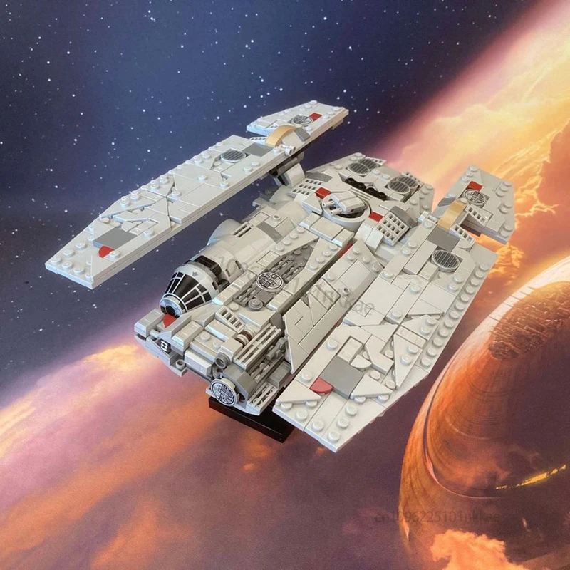 

НОВЫЙ Luthen's Fondor Hullcraft, масштаб миди, космический корабль, боевые строительные блоки, модель DIY, сборка космической войны, кирпичи, игрушка, Рождественский подарок