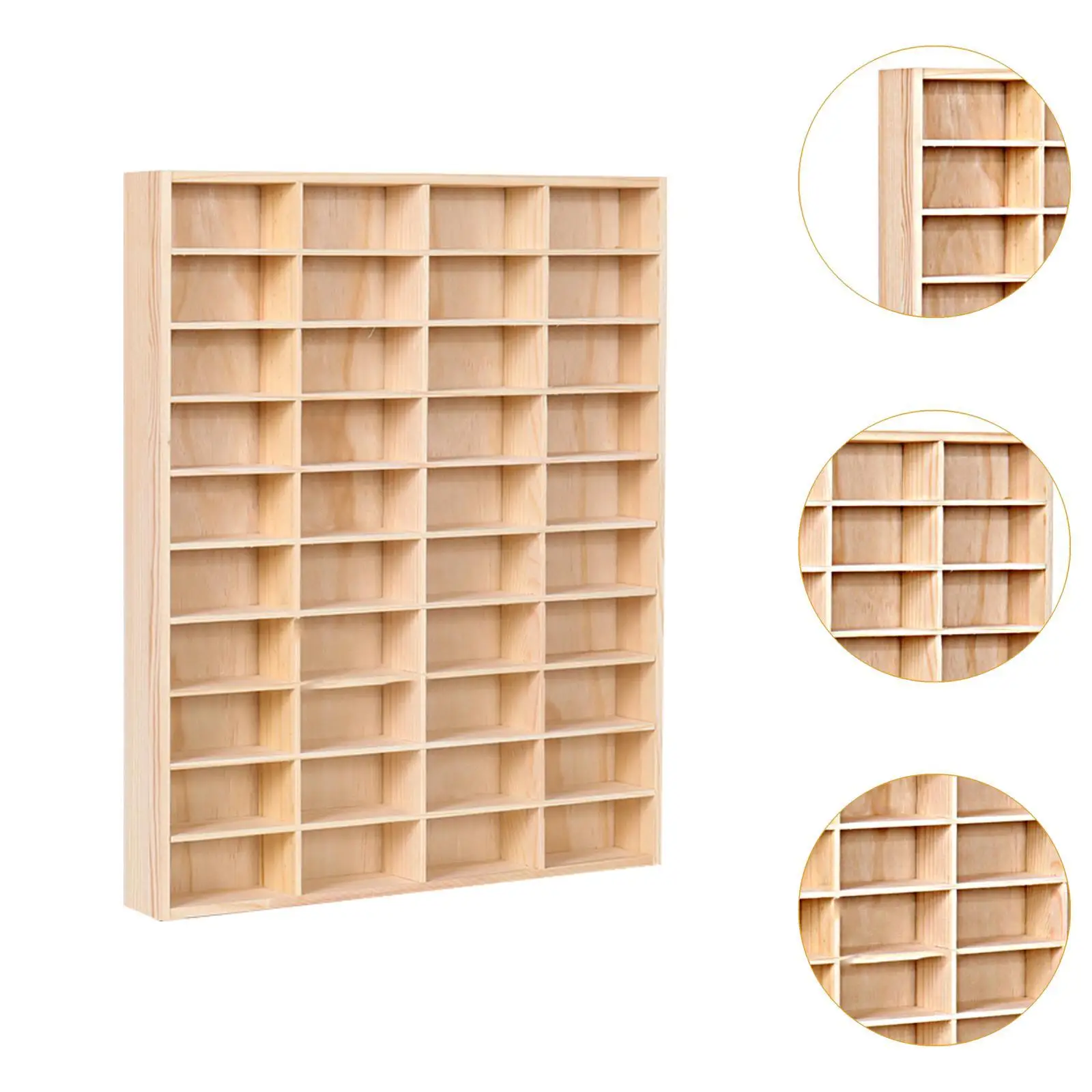 모형 자동차 전시대 모델 자동차 전시 및 보관용 나무 선반 40 소형