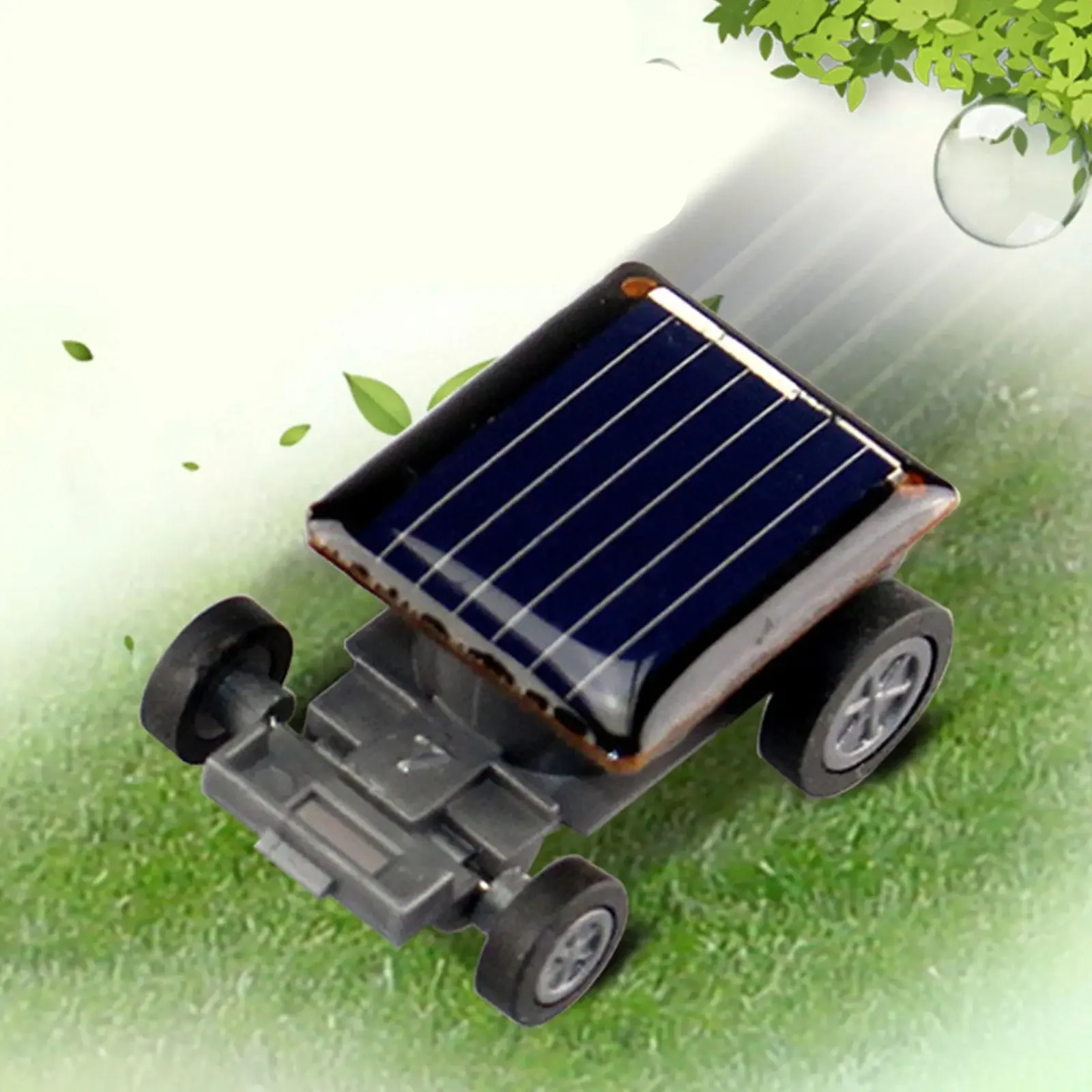 Mini Solar Grasshopper Cockroach Car Toy Simulation Crazy Car Insect Car Model Solar Toy No Battery Children\'s Solar Insect Toys