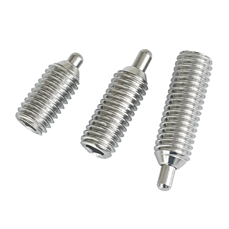 Leijiu M3 M4 M5 M6 SUS304 Edelstahl-Federbolzen mit Rundkopfstift, Sechskant-Innensechskantschraube mit Federstiften – Detail 4