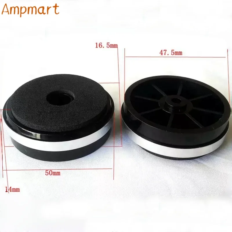 ABS-Heißpräge-Füße für Lautsprecher, Audiosysteme und Verstärkergehäuse; Anti-Vibrations-Füße, 50 x 16 mm – Detail 2