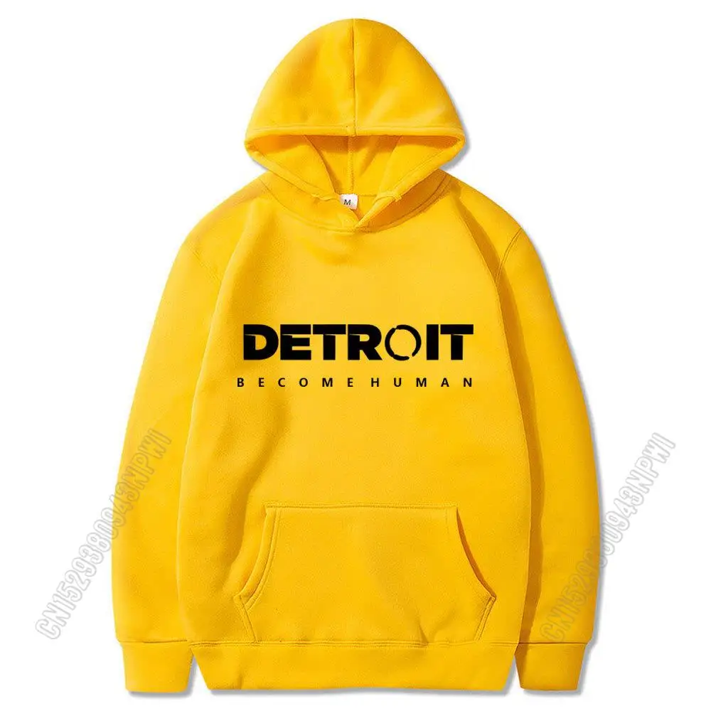 2022 New Fashion Detroit Become Human Cool Hoodies Game Print Spring Mens Sweatshirts Kpop Hoodies Casual Long Sleeve Pullovers