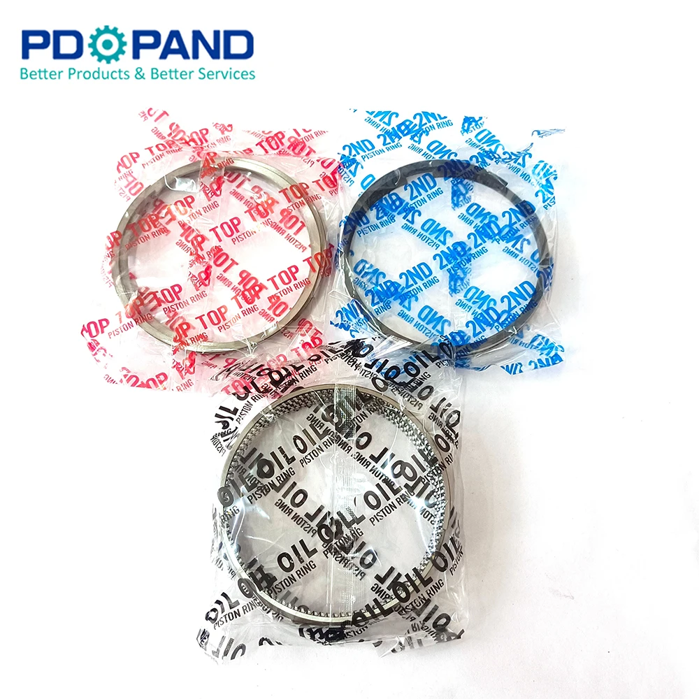 

OEM Spec 4M40 Piston ring set STD Fit Mitsubishi L200 L300 Pajero Montero Canter 2.8L 4M40-NA ME202342 ME202950 ME997256