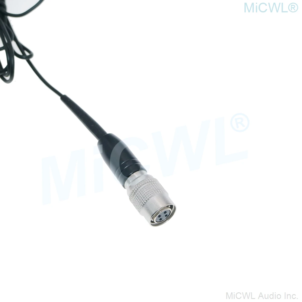 Hirose-Sistema de micrófono inalámbrico para Audio Technica, audífonos con doble Eer, AT4, bloqueo de 4 pines, negro, SL