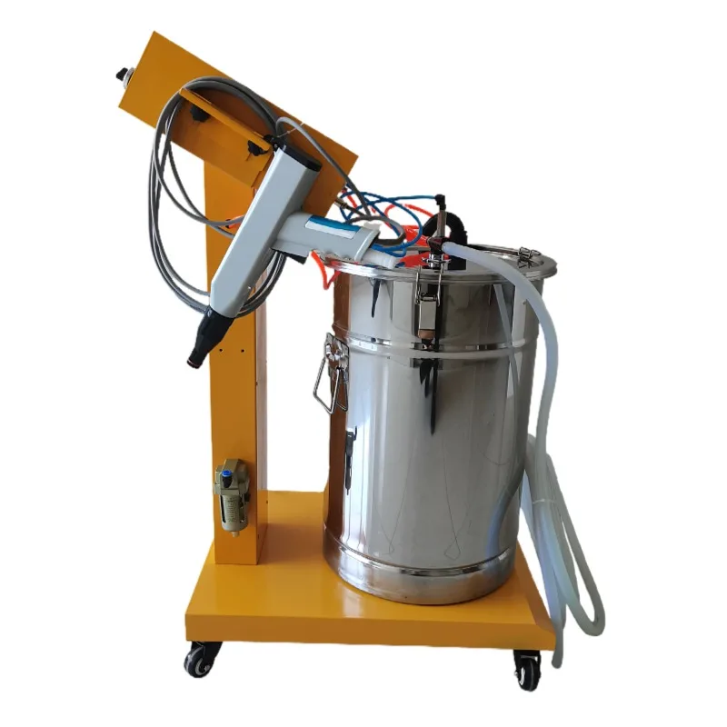 Electrostatic Pneumatic Spray Paint Spray Gun Equipment Powder Coating Machines Automotive Repair Tools High Pressure 55L Powder