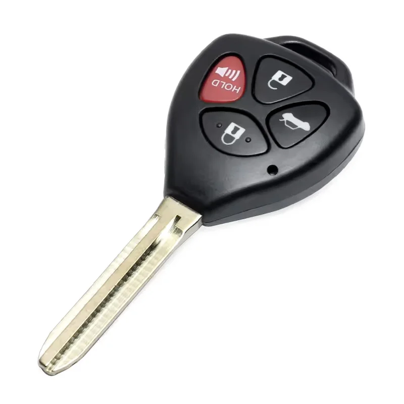 KEYECU FCC ID: GQ4-29T 315 MHz 4D67/G Chip Ersatz 3-Tasten-Fernschlüsselanhänger TOY43 für Toyota Avalon Corolla Matrix Venza