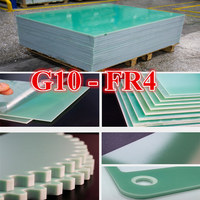 500x300mm G10 FR-4 Epoxy Resin Board 3240 Glass Fibre 3D Printer FR4 Fiberglass Sheet Light-green Epoxy Plate