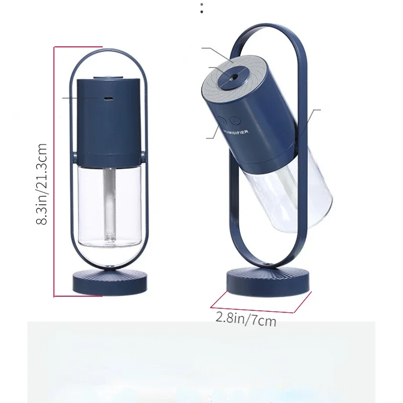 USB Magic Shadow Humidifier  Enhance Sleep & Ambiance in Bedrooms, Easy Refill, Room Coverage 10-20㎡