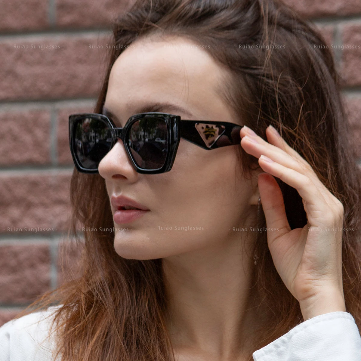 Nuevas gafas de sol de marca de lujo a la moda para mujer, gafas de sol elegantes con estilo de ojo de gato para mujer, gafas de sol femeninas de