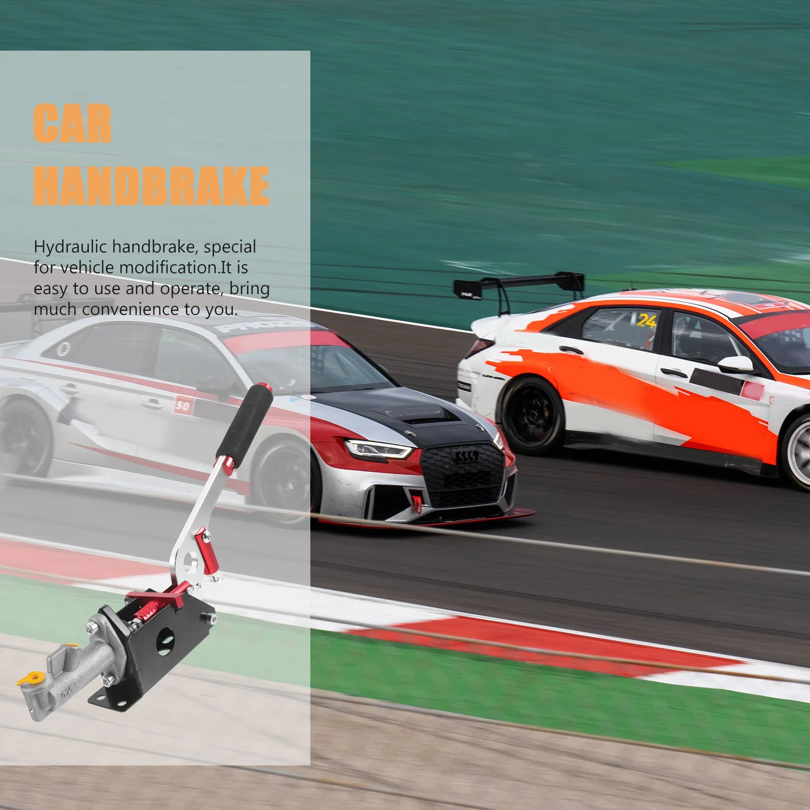 

1 шт. универсальный гидравлический ручной тормоз, автомобильный ручной тормоз, гоночный дрифт, модификация автомобиля, прочные аксессуары из алюминиевого сплава