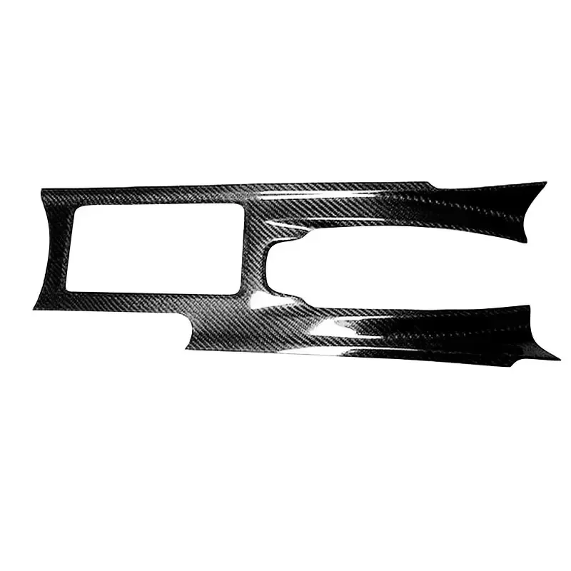 For GTR R35 2008-2016 Carbon Fiber Contrrol Panel Frame Decorative Sticker Interior Shifter Trim