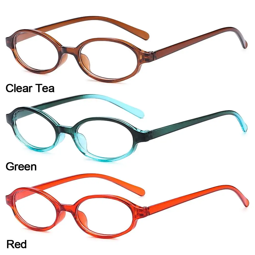 INS Style Japan Spicy Girl Glasses Frame Small Oval Frame Decorative Computer Glasses No Makeup Plain Glasses for Women