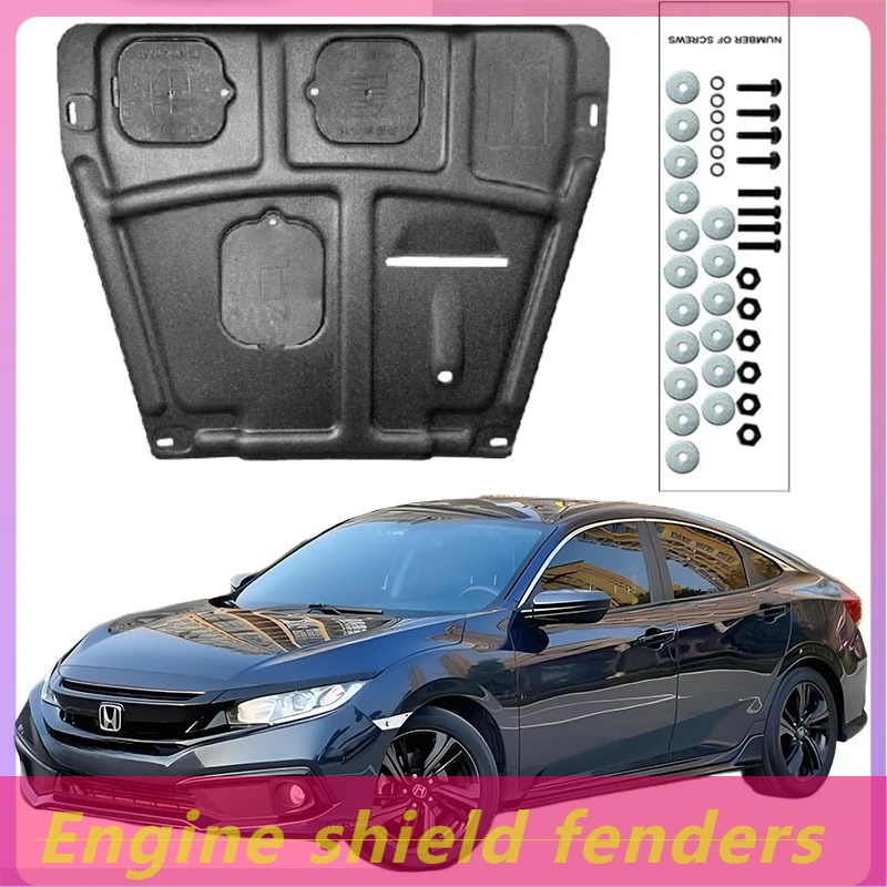 

Engine Splash Guards Engine Shield 3D Printed Reinforced Design Anti Rust Perfect Fit For Honda ‌CIVIC 2012-2015 1.8L 2.0L