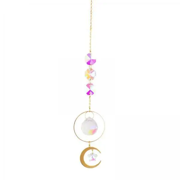 Sparkle Window Crystal Rainbow Decoration Hanging Pendant Prism for Indoor Garden Living Room