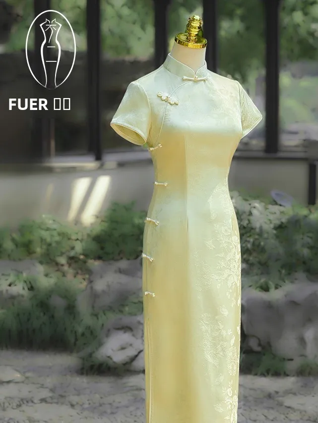 

Длинное вечернее платье Dr Young Sle в стиле ретро, с цветочным узором, из дышащего полиэстера, для вечеринок