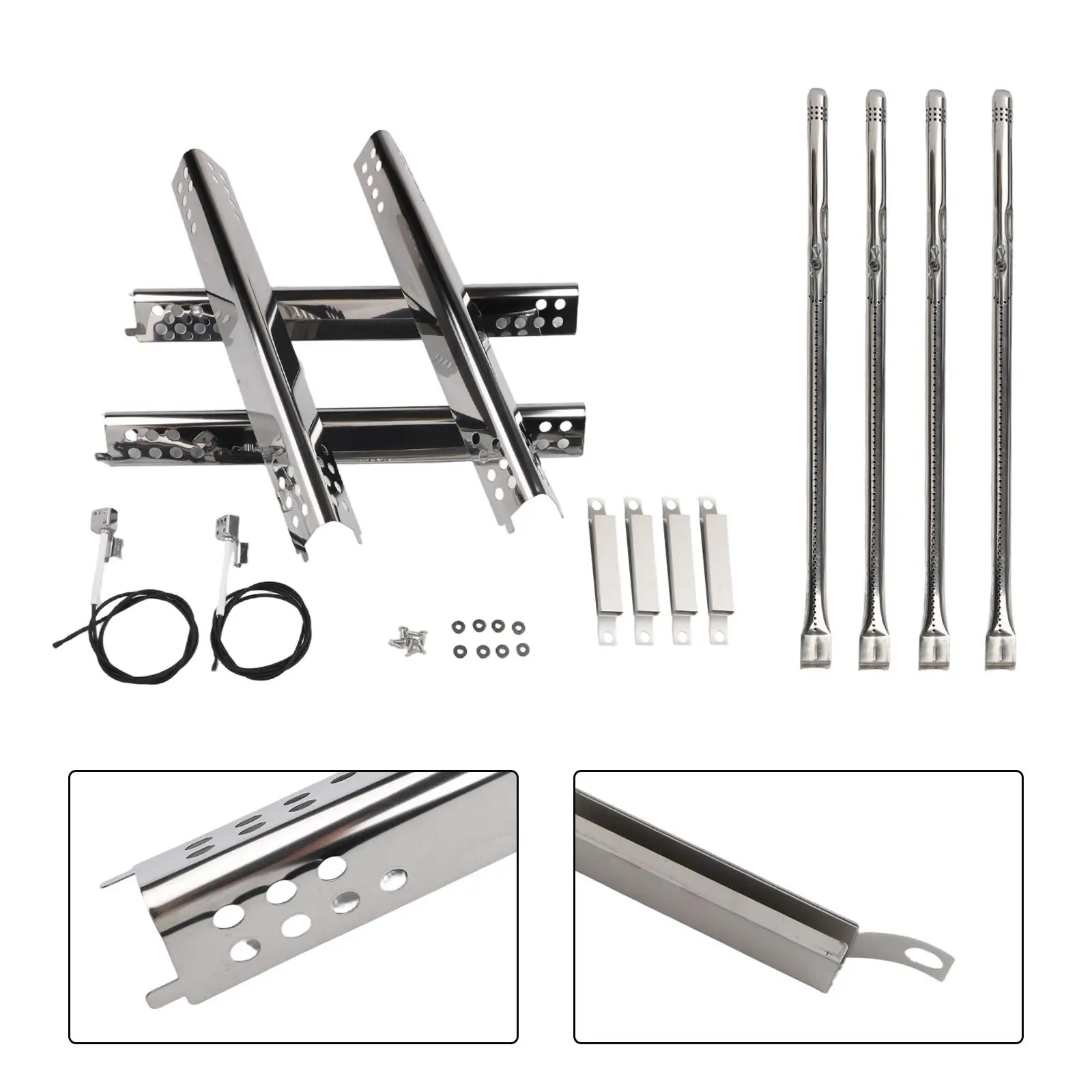 Grilling Parts Grill Accessories Robust Construction Stainless Steel Material User-friendly Installation Even Heat Distribution