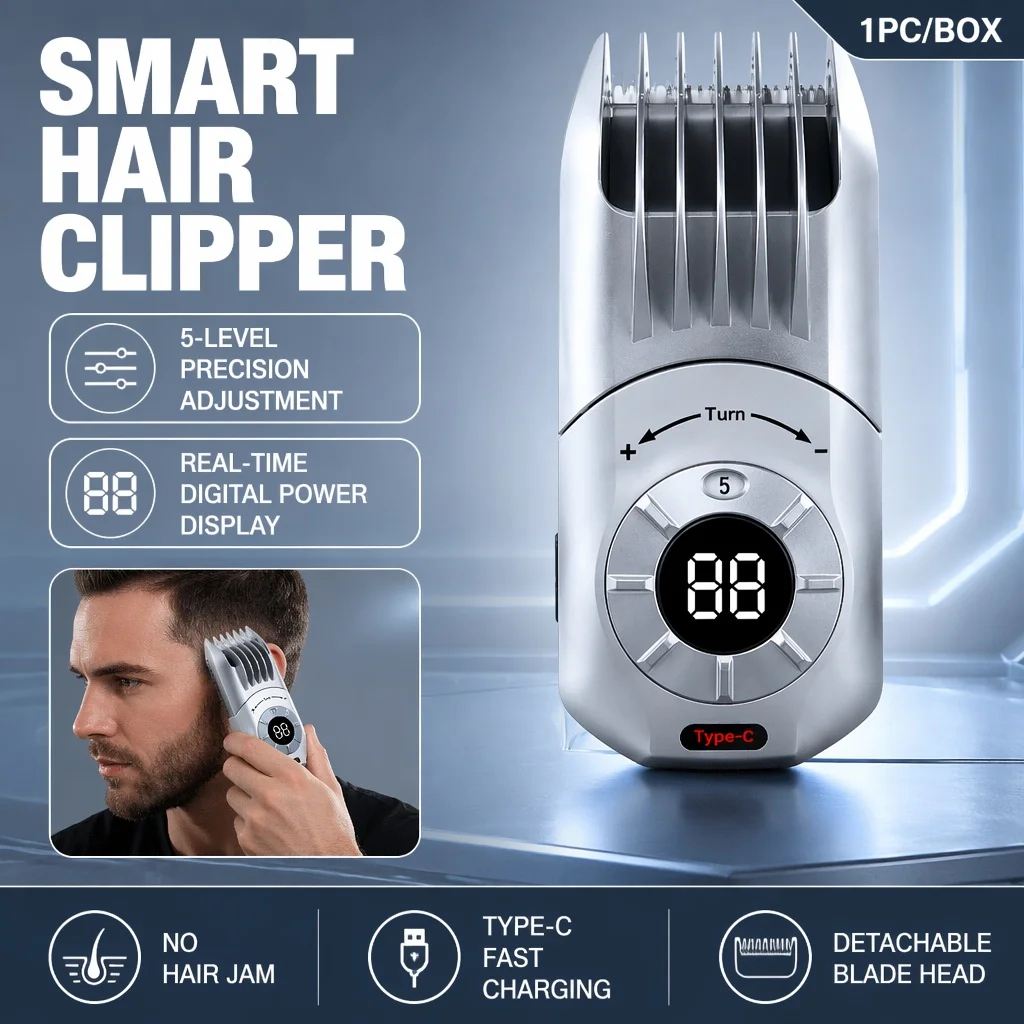 Hair Clipper, Electric Push Clipper, Household, Children's, Adult Style, Electric Shaver, Hair Salon, Hair Cutting