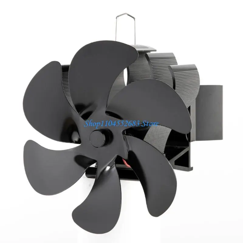 

Y6GD 6-Blade Heat Powered Stove Fan for Wood Log Eco Friendly Larger Air