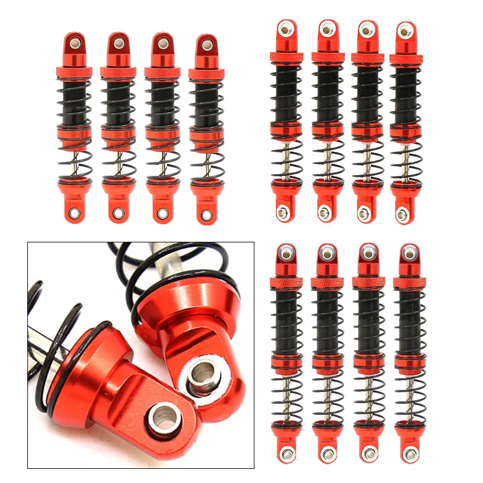 

RC Threaded Shock Absorber Kit Easy to Install RC Crawler Shocks Replacement