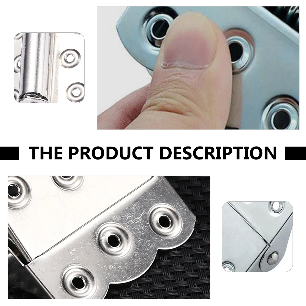 

2Pcs Stainless Steel Spring Hinge Heavy Duty Door Hinge for Cabinet Drawer Double Action Folding Shutter Hardware
