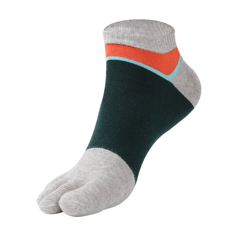 

Male Five-finger Socks Men Cotton Breathable Casual Short Tube Five-toe Socks Set