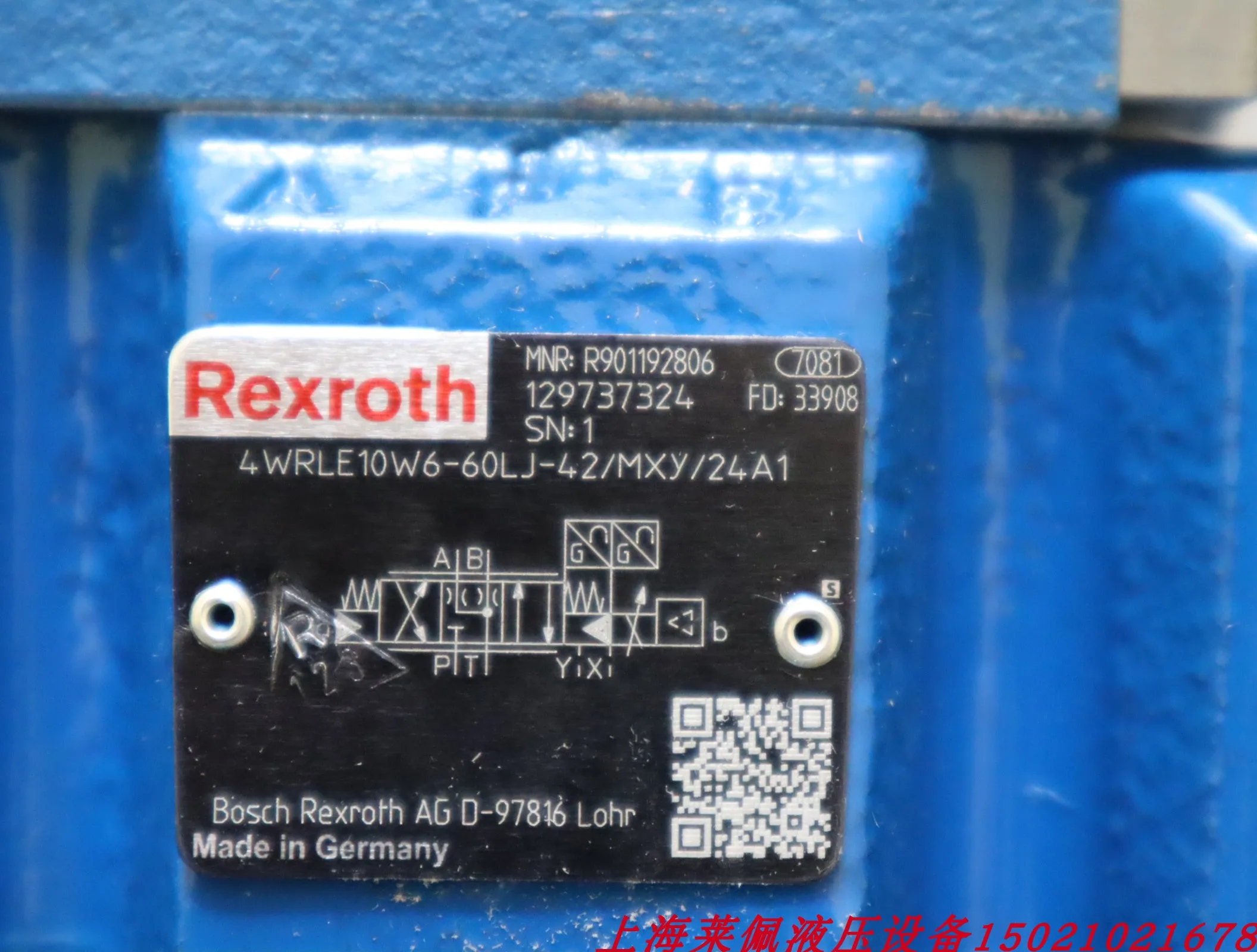 4WRLE10W6-60LJ-42/MXY/24A1 R901192806 Rexroth REXROTH Proportional Valve