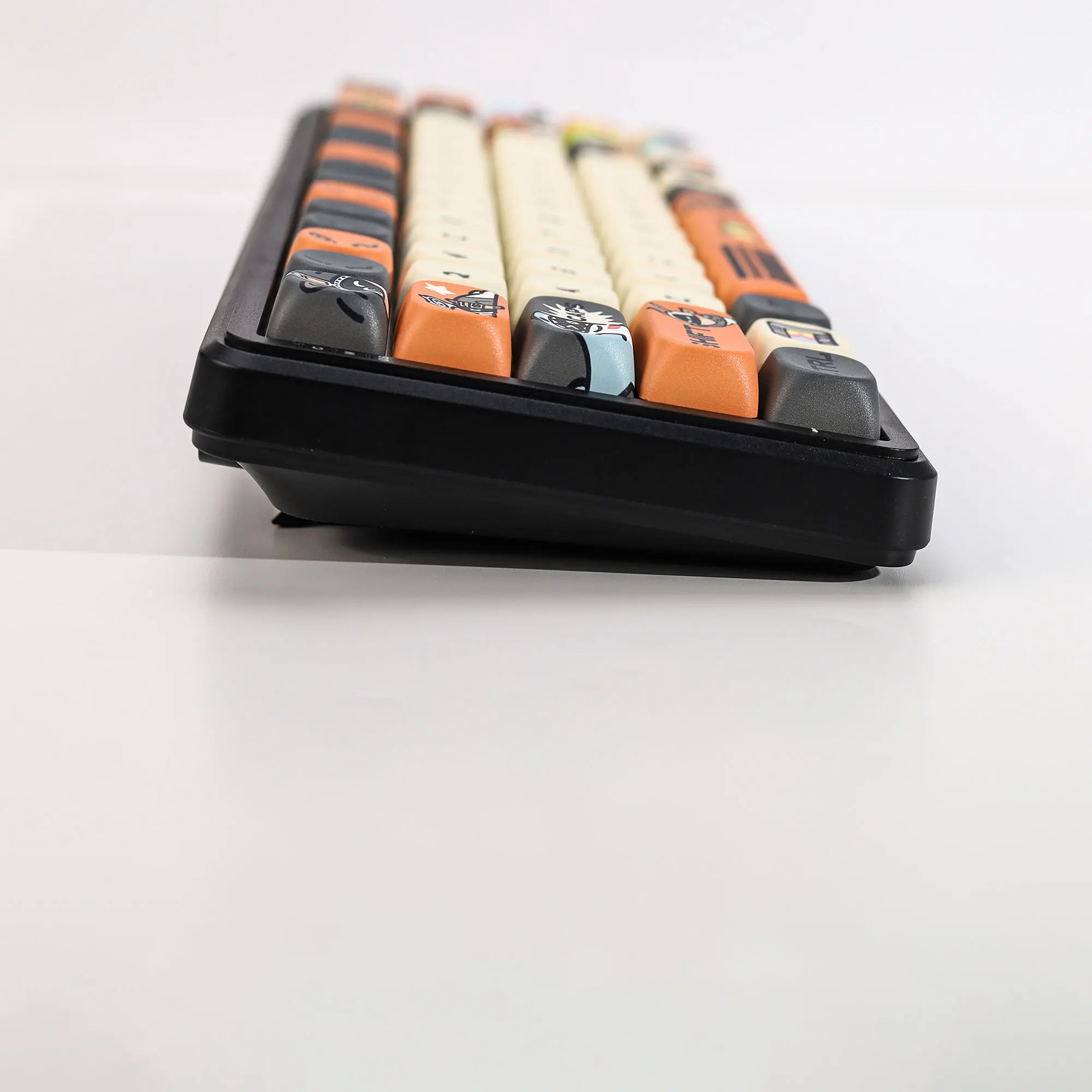 KBDiy ZZZ Bangboo Themen-Keycaps Anime Niedliche KOA MOA Profil PBT Tastenkappen ISO Benutzerdefinierte DIY für 60% Gaming Mechanische Tastatur Tastenkappen – Detail 2
