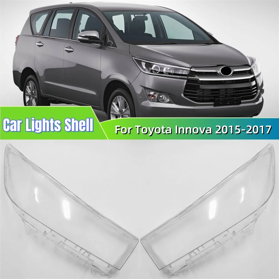 

Для Toyota Innova 2015 2016 2017, автоаксессуары, абажур, фара, передняя фара автомобиля, крышка объектива, оболочка