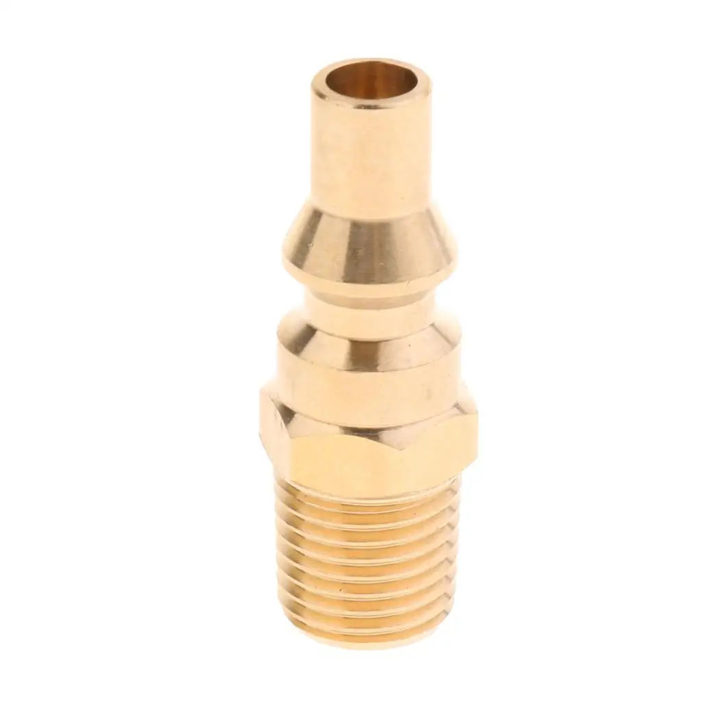 

1/4" Propane Gas Quick Connect Adapter Connector for RV To Install
