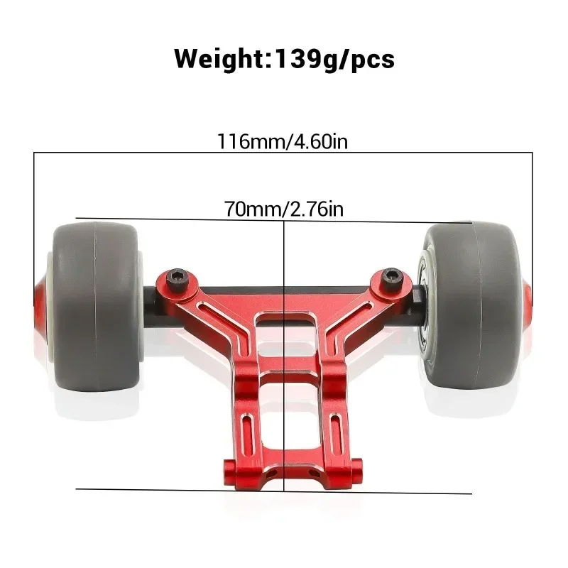 RC Auto Metall Wheelie Bar für Arrma 1/8 Kraton Outcast Typhon AR320366 RC Auto Upgrade Teile Zubehör