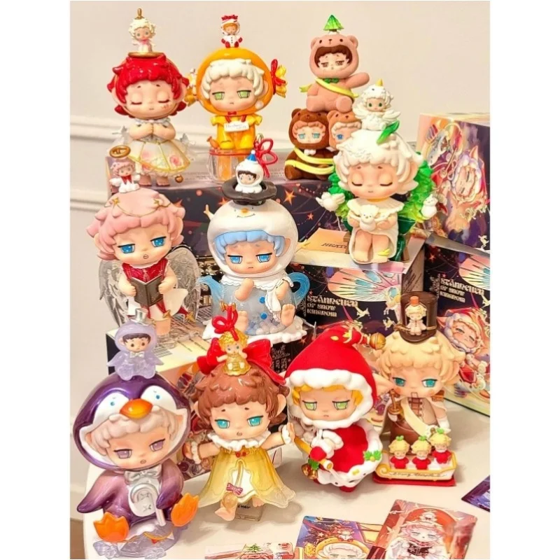 

Original Christmas Limited Blind Box Faya Snow Country Serenade Series Cute Faya Figurine Model Interior Decoration Toys Gift