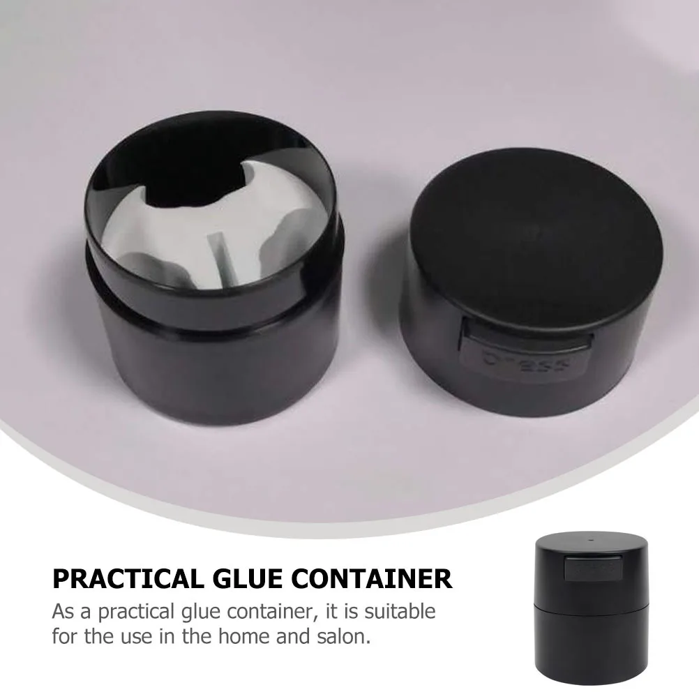 

Eyelash Extension Container with Airtight Seal Large Capacity Glue Storage Tank for Professional Lash Artists and Technicians