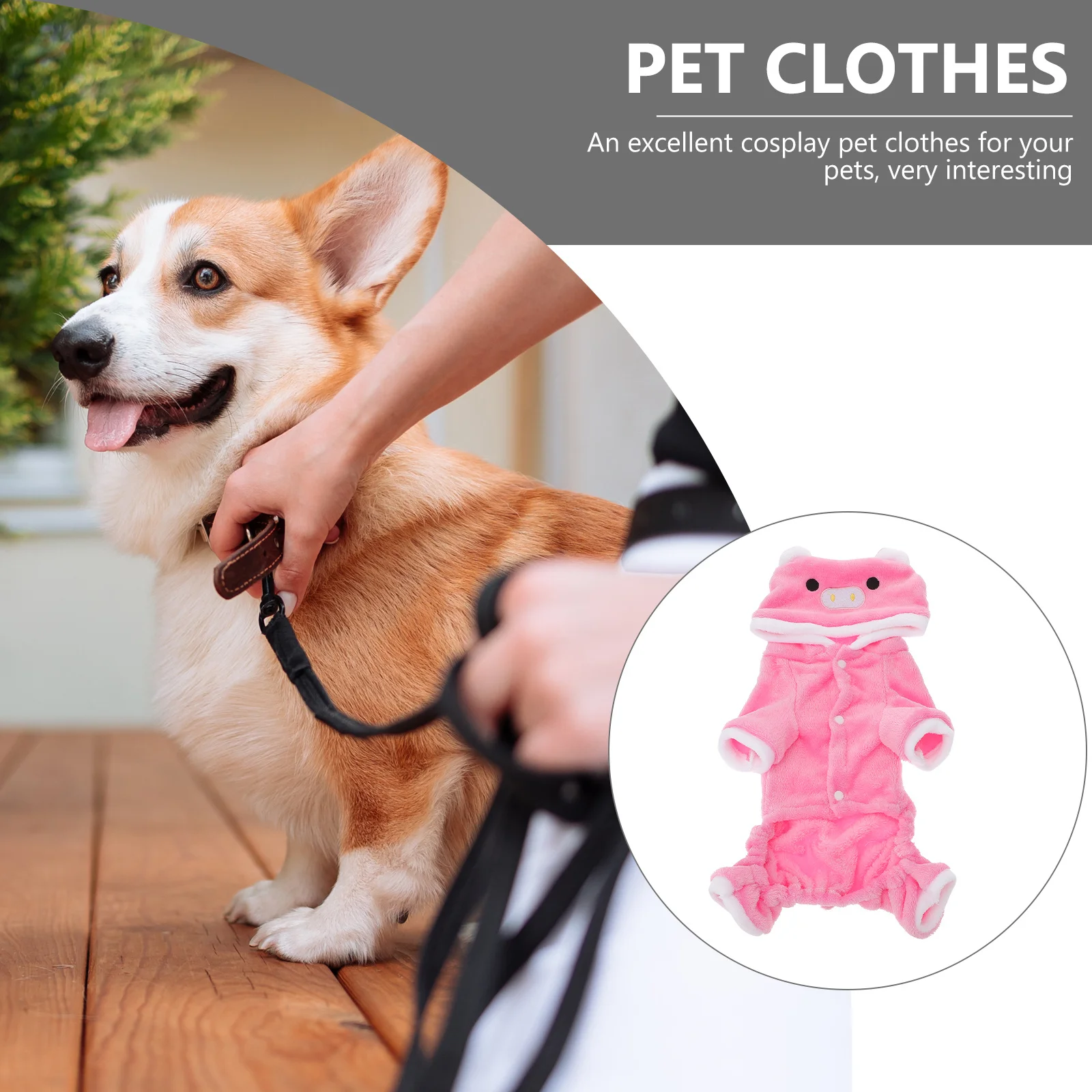 

Dog Costume For Halloween Christmas Pet Clothes Puppy Uniform Cosplay Outfit Button Design Easy On Off