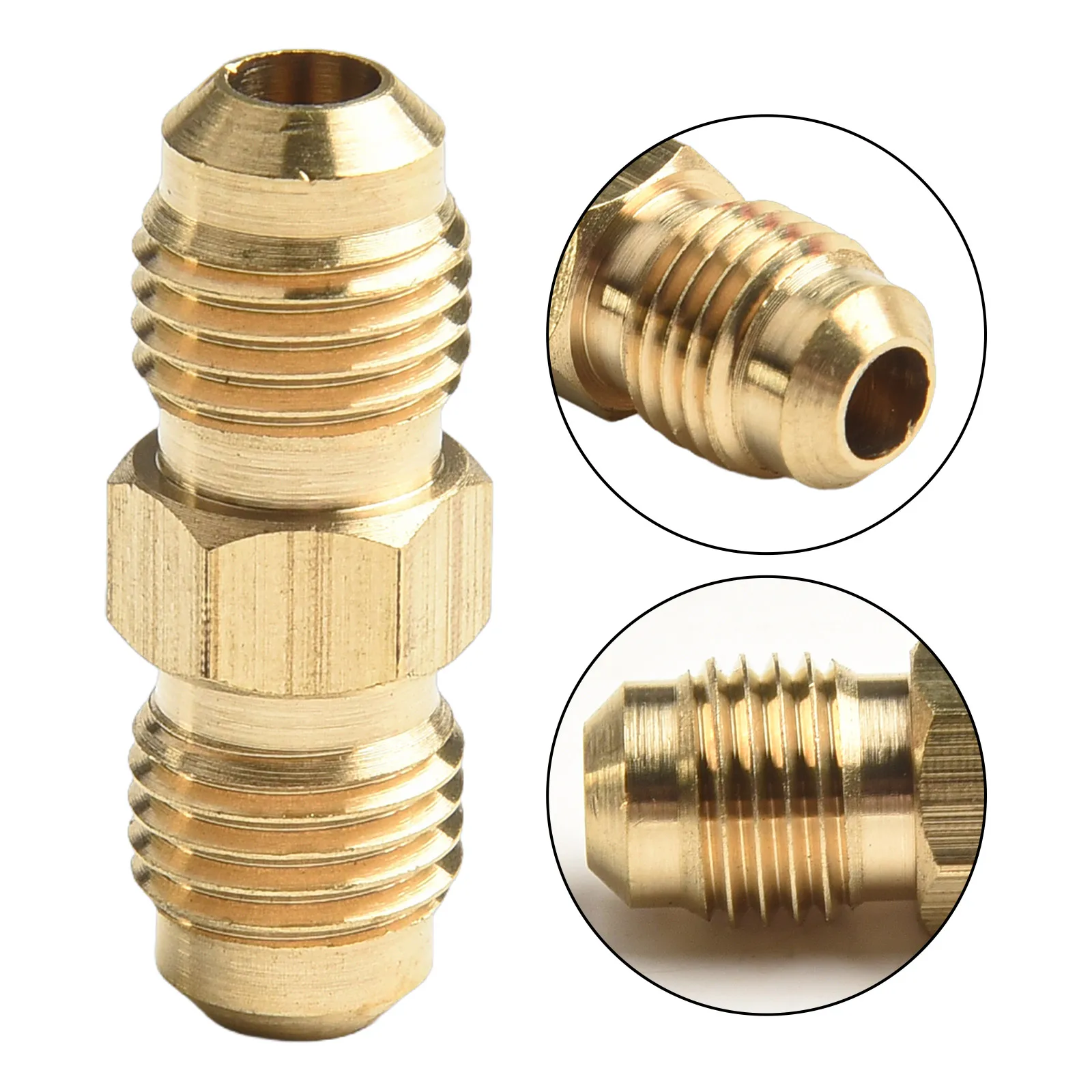 Gas Hoses Brass Double Nipple Left Handed Threads Propane Left Double Nipple Coupling Suitable For Propane And Gas Applications
