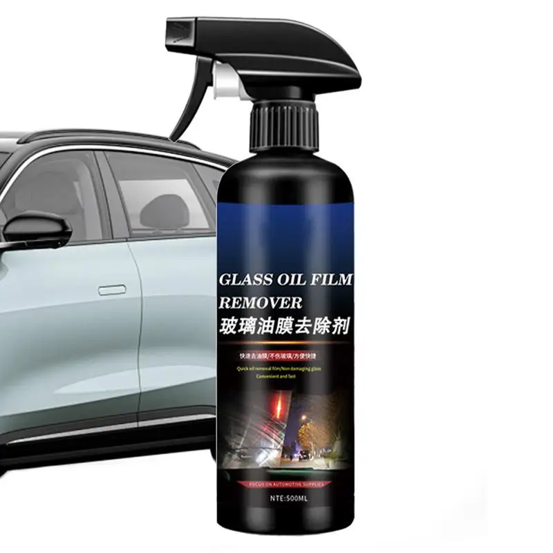 

Car Oil Film Cleaner 500ml Auto Window Cleaner Cream Professional Car Water Stains Remover Car Auto Glass Oil Film Remover Auto