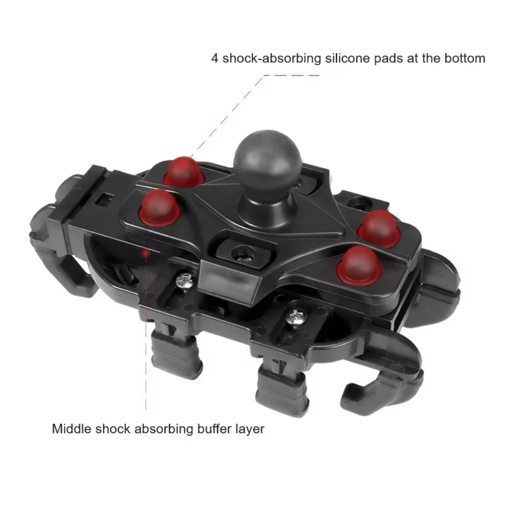Rearview Mirror Motorcycle Phone Mount Anti-Shake Rotation Holder For FANTIC CABALLERO FLAT TRACK 125 250 500 XEF250 XXF
