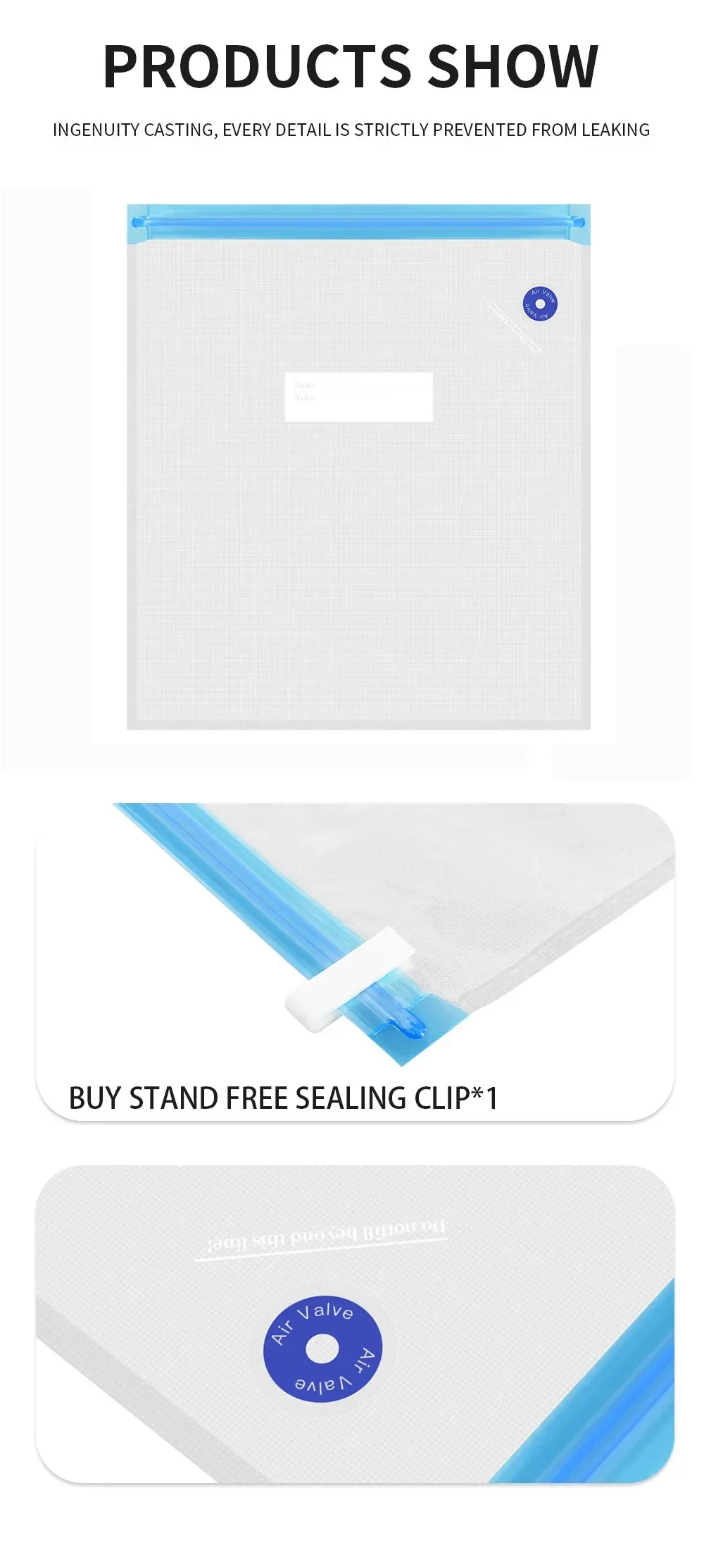 3D-Drucker PLA ABS TPU PETG 1 kg Filament Vakuum-Aufbewahrungsbeutel Halten Sie Material trocken und vermeiden Sie Feuchtigkeit Verbrauchsmaterial Safekeep Filament Bag – Detail 4