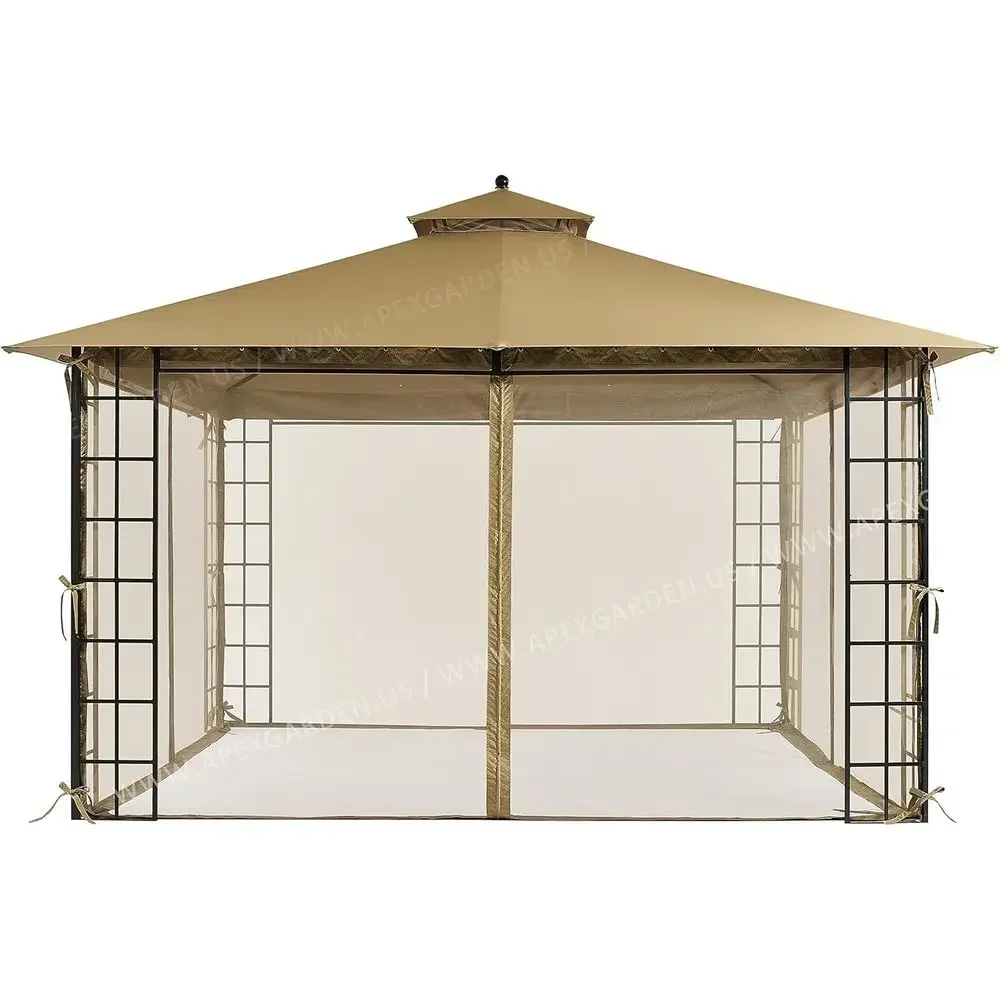 12ft x 10ft Mosquito-Netted Melody Gazebo