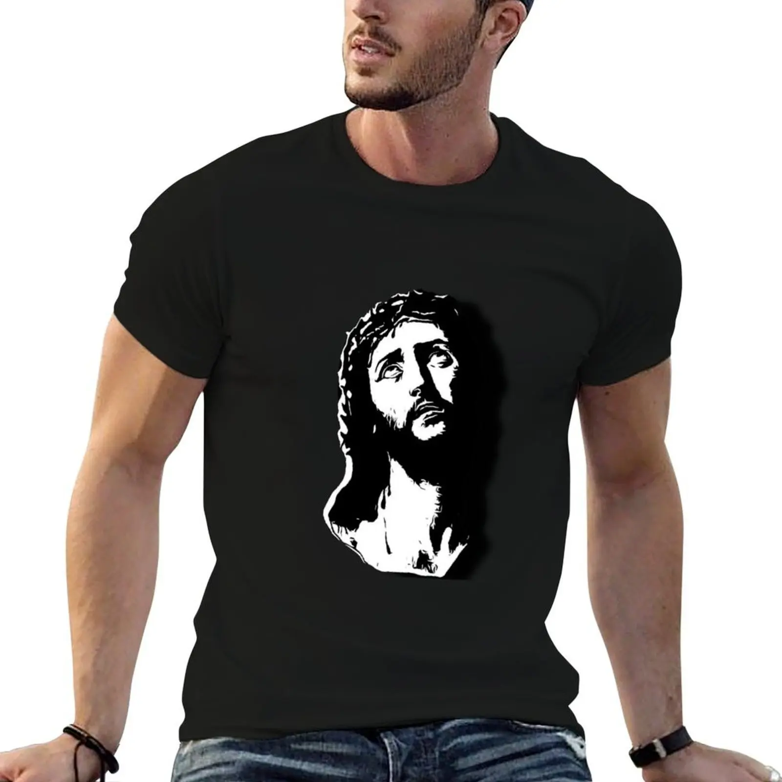 Jesus, Jesus Christ T-Shirt man t shirt heavy cotton man t shirts high quality luxury brand g man t shirts for men T-shirt